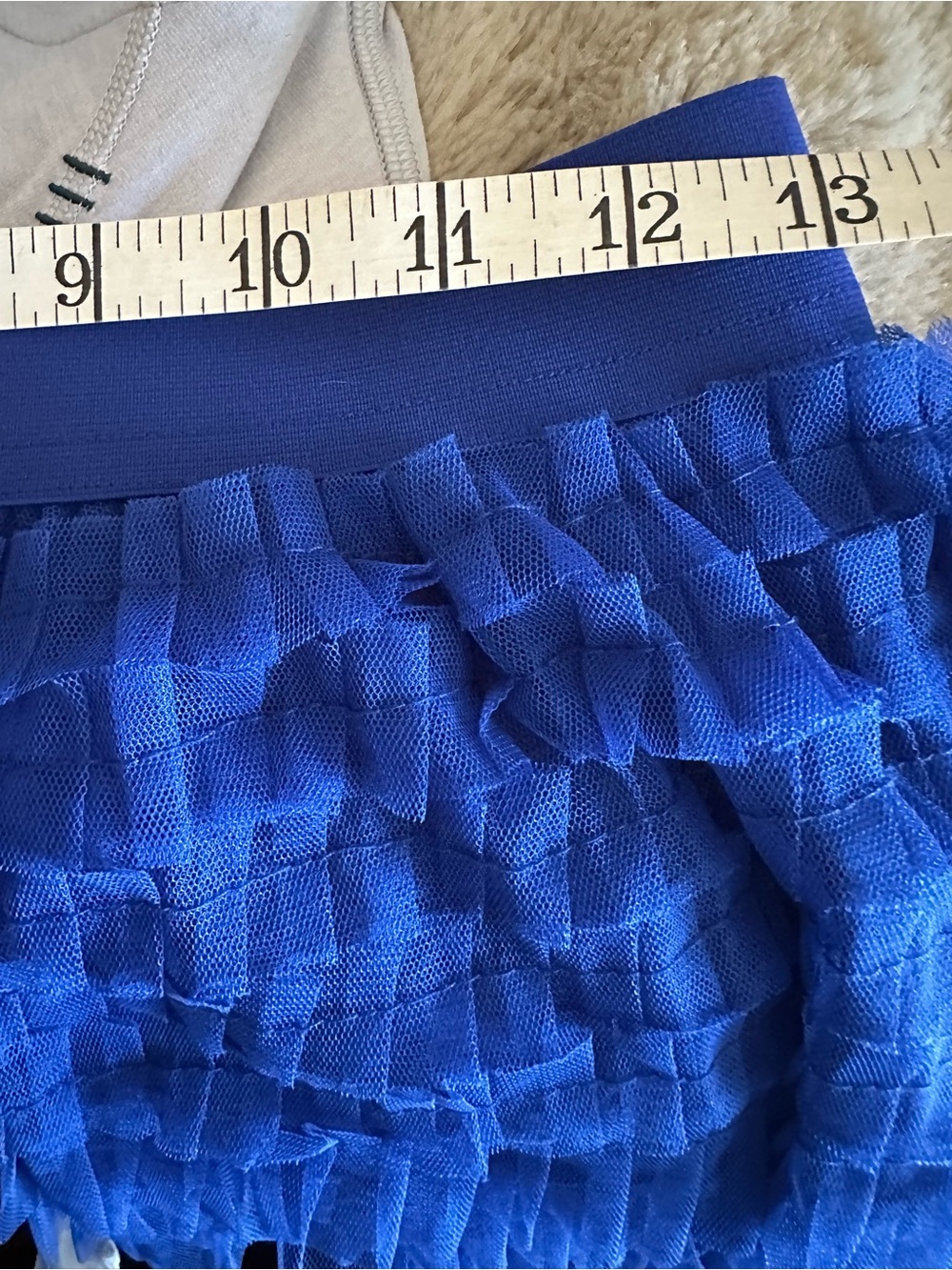 Royal Blue High-Low Tiered Ruffle Maxi Skirt - Women - Picture 8 of 9